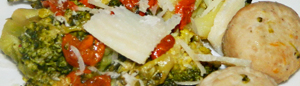 Ricetta broccoli con polpettine, parmigiano e goji